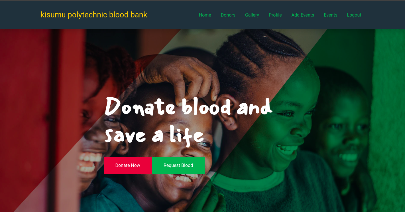 Online Blood Bank